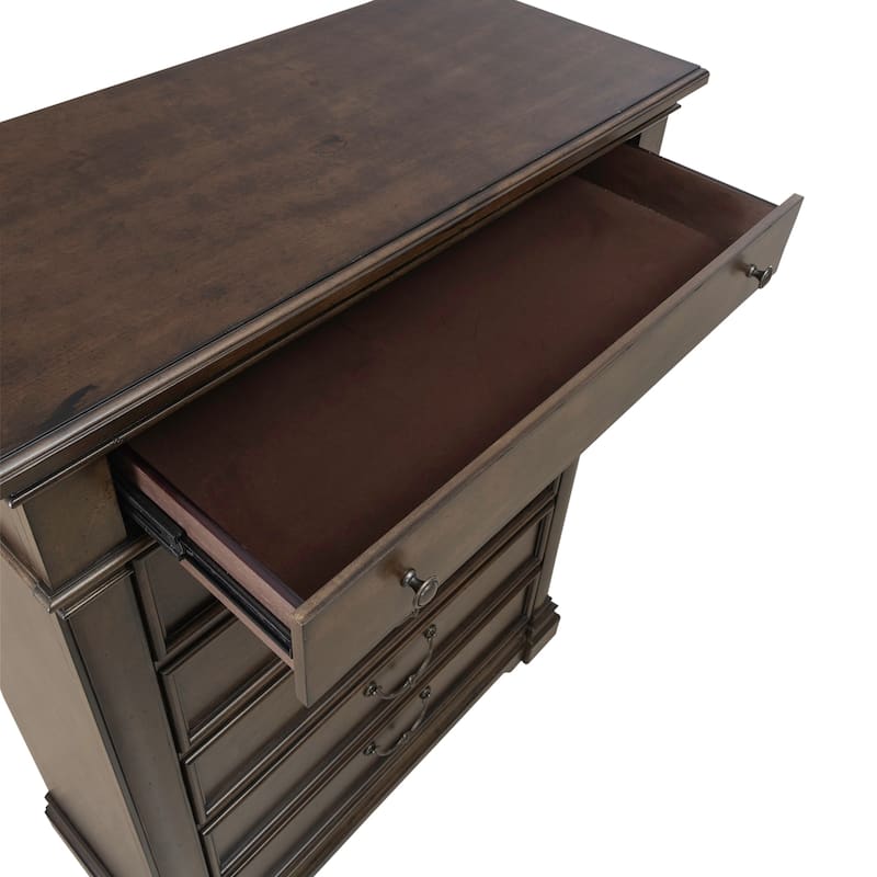 Liberty Furniture Arden Road Poster Bed Bedroom Sets with Dresser & Mirror, Chest, Nightstand - King or Queen