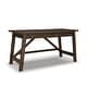 preview thumbnail 3 of 3, Baldridge Rustic Brown Home Office Large Leg Desk