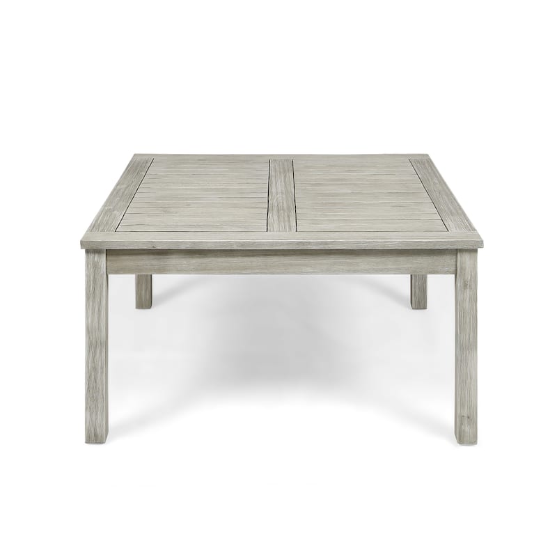 Perla Outdoor Acacia Wood Coffee Table by Christopher Knight Home