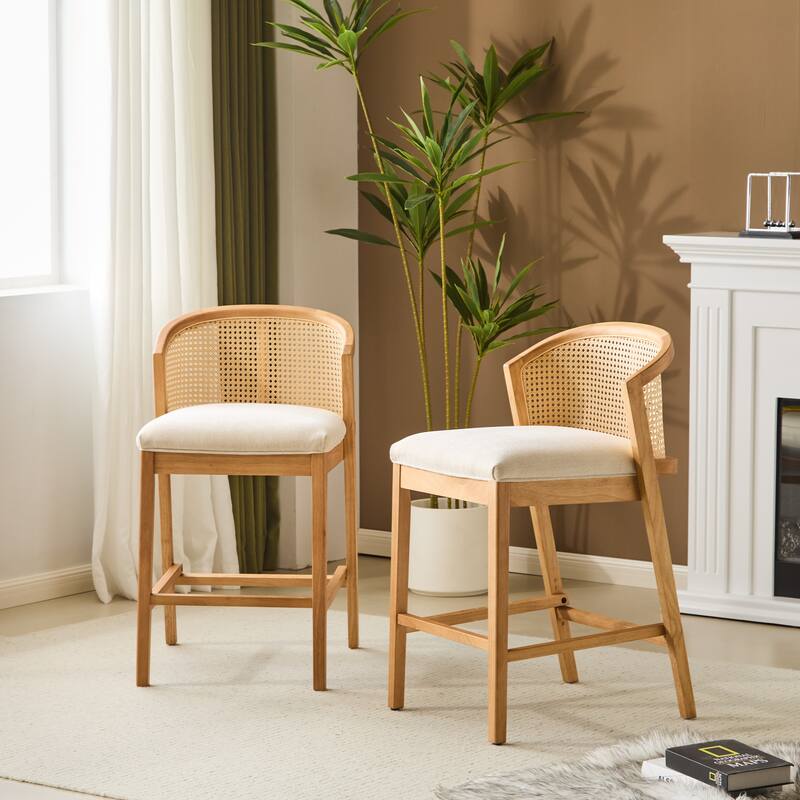 Tatti Indoor Wooden Counter Stool