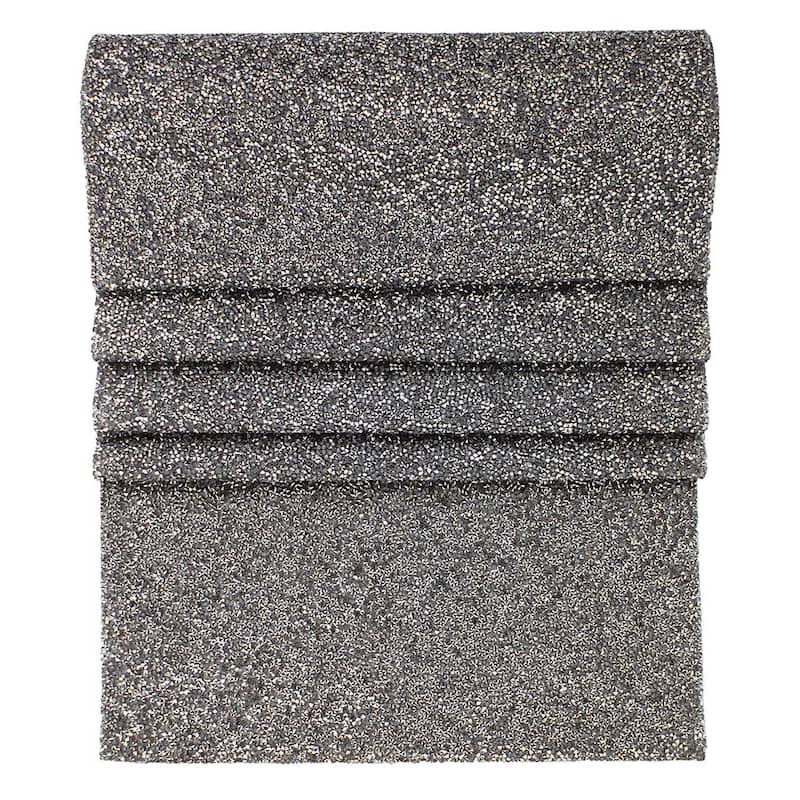 Sparkles Home Luminous Rhinestone Table Runner - 36 - Charcoal