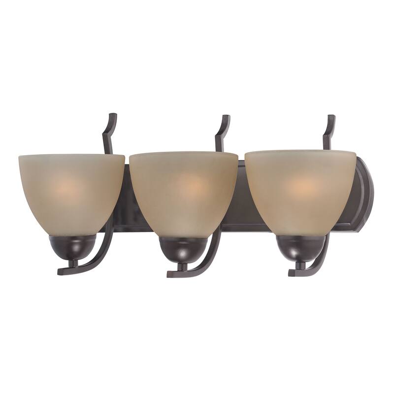 Kingston 20-inch Wide 3-Light Vanity Light in Oil Rubbed Bronze - 20