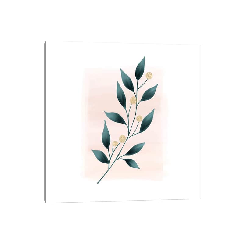 iCanvas "Botanical Minimalist Watercolor" by Nordic Print Studio Canvas Print