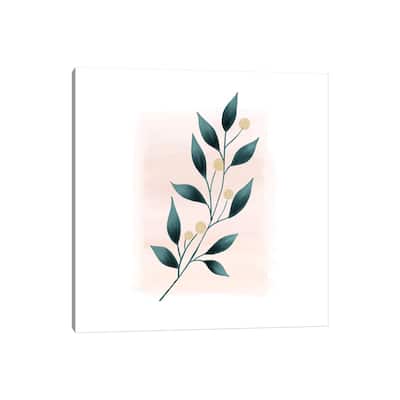 iCanvas "Botanical Minimalist Watercolor" by Nordic Print Studio Canvas Print