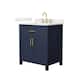 Option Dark Blue / Giotto Quartz Top / Brushed Gold