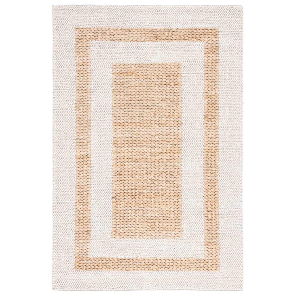 SAFAVIEH Hand-Loomed Natura Mettje Transitional Wool Rug