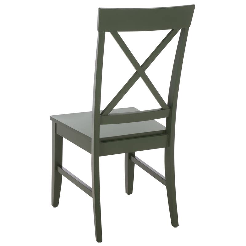 SAFAVIEH HOME Ksenia X-Back Side Chair - 18"W x 22"D x 38"H