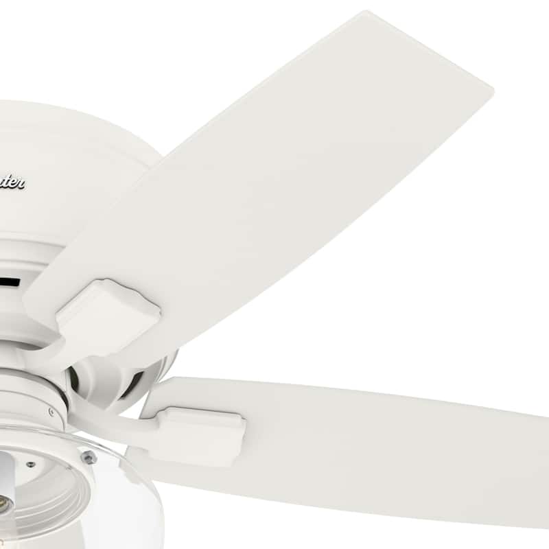 Hunter 44" Bennett Low Profile Ceiling Fan with Bowl LED Light Kit and Handheld Remote - Transitional