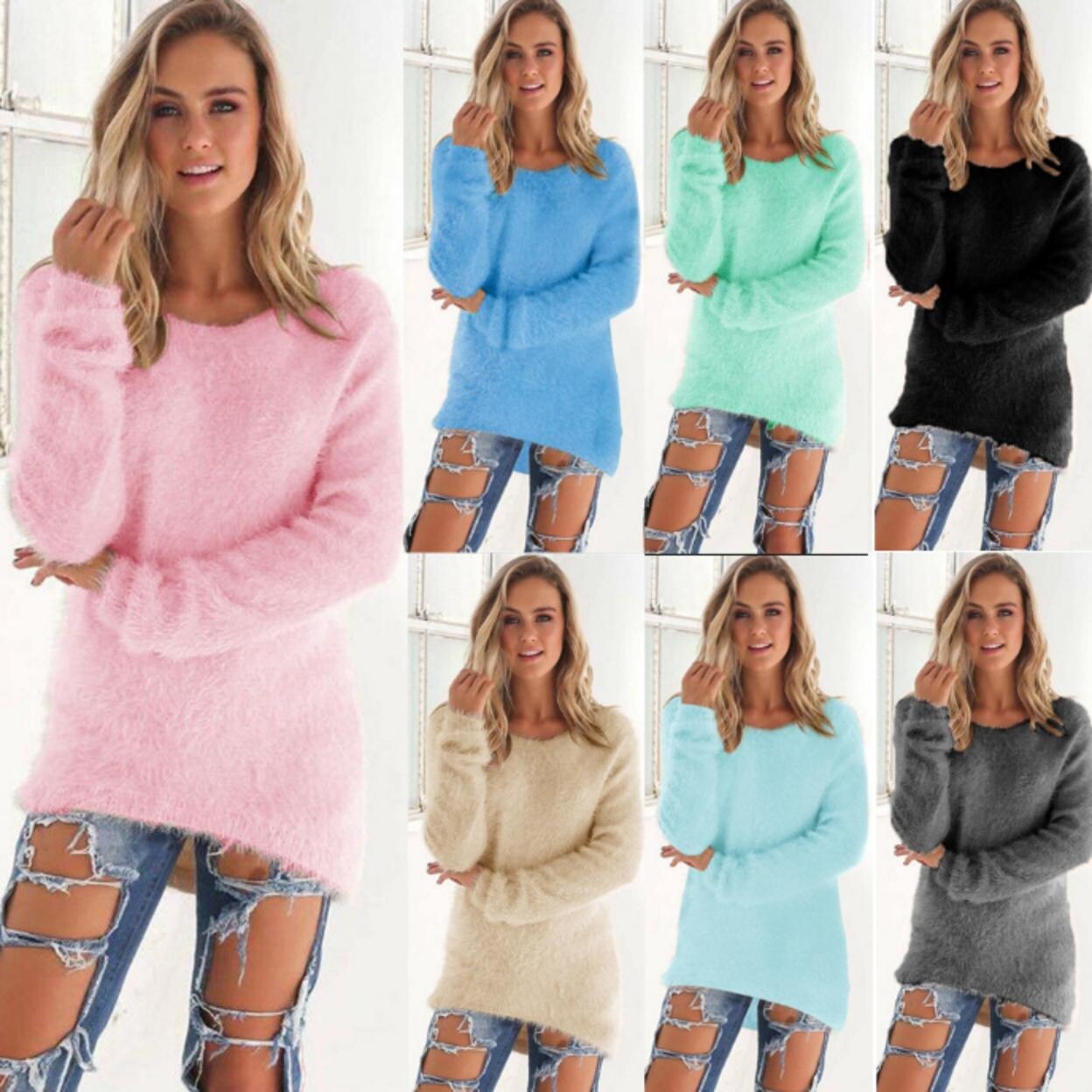 Shop Winter Sweater Women Casual Korean Slim Pullovers Sweaters