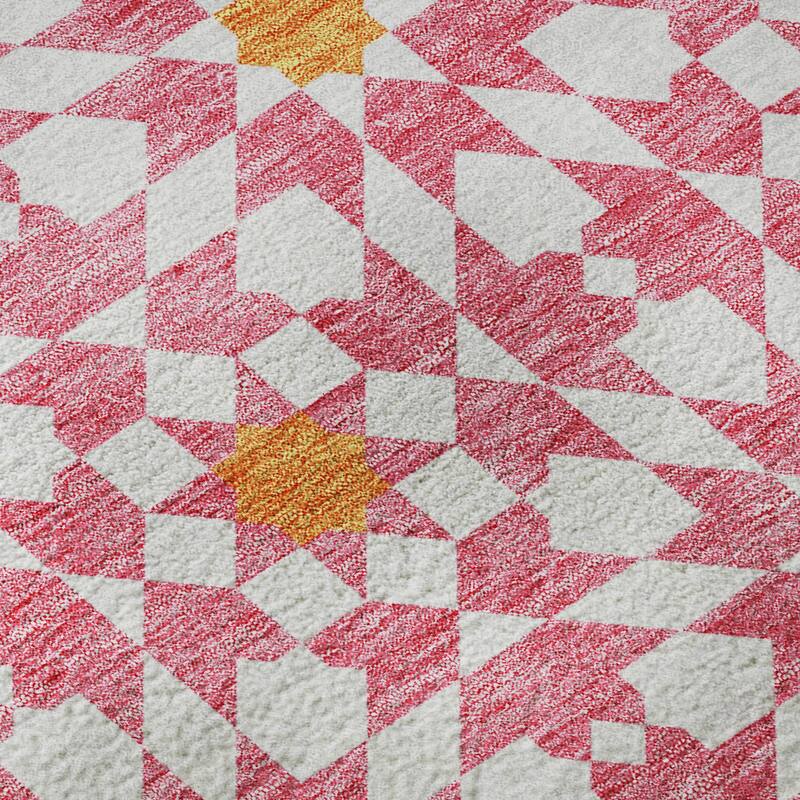 Premium Washable Super Soft Modern Mosaic Mayfield Rug