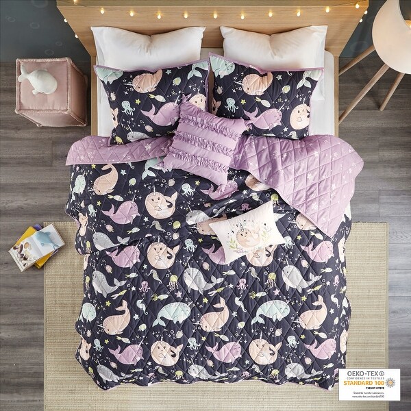 narwhal bedding set