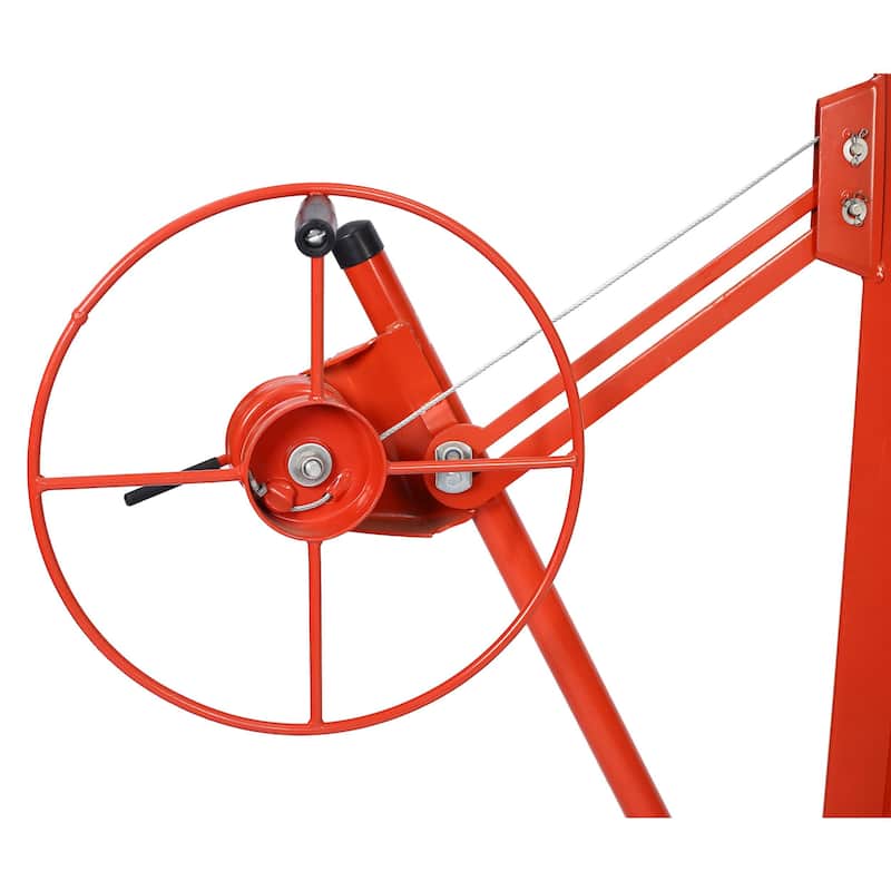 4' x 16' Drywall Panel Lift, Lockable Rolling Caster Ceiling Lift,150Lbs