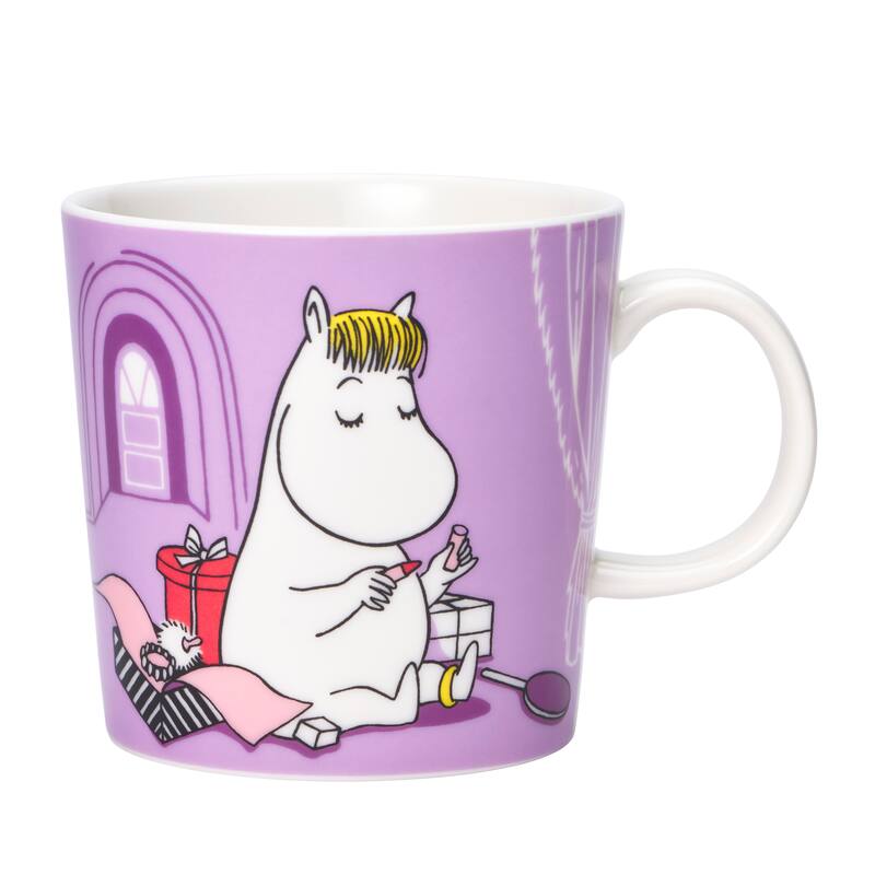 Moomin Arabia Mug 10oz Snorkmaiden & Moomintroll, 2-Piece