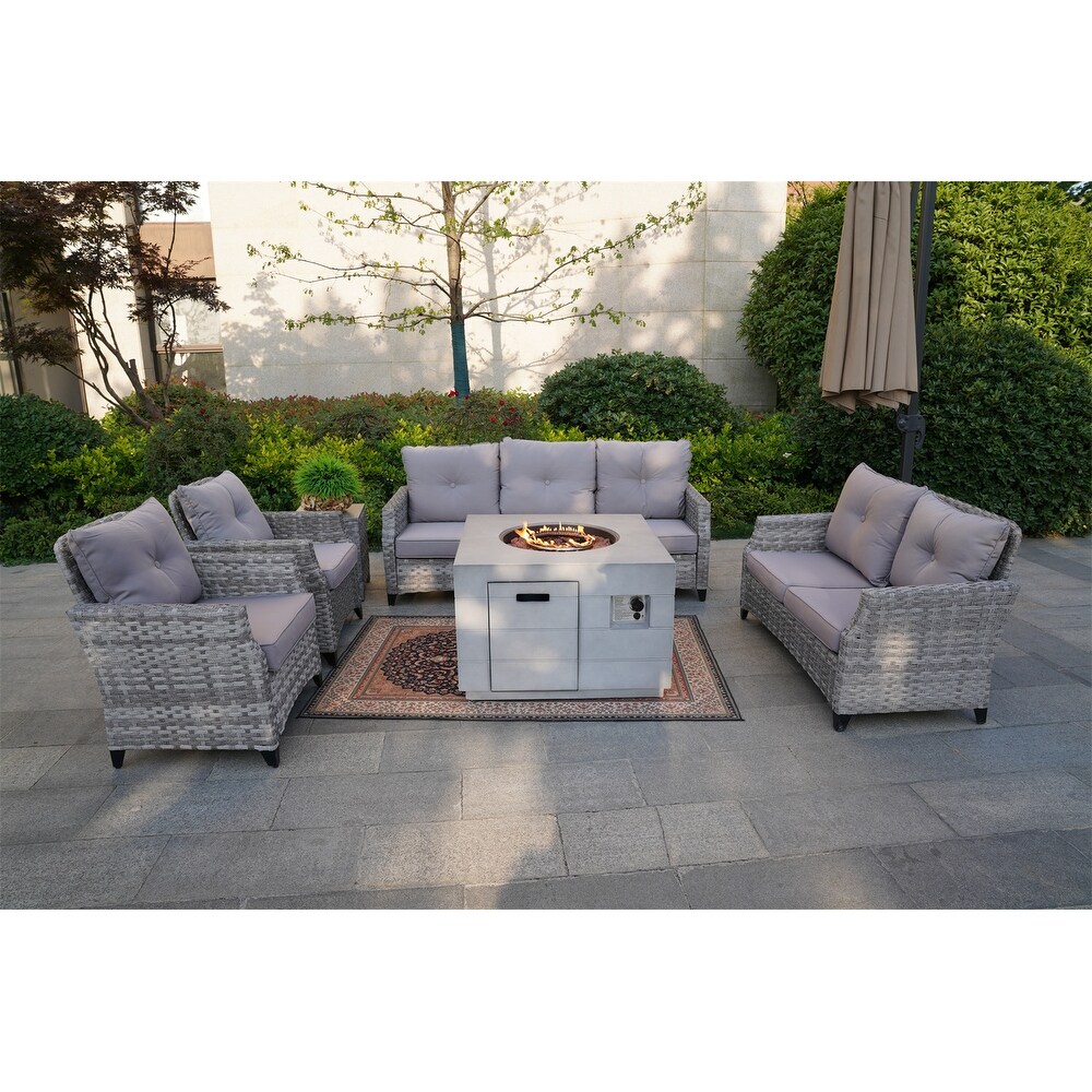 Ascot rattan sofa 2025 set