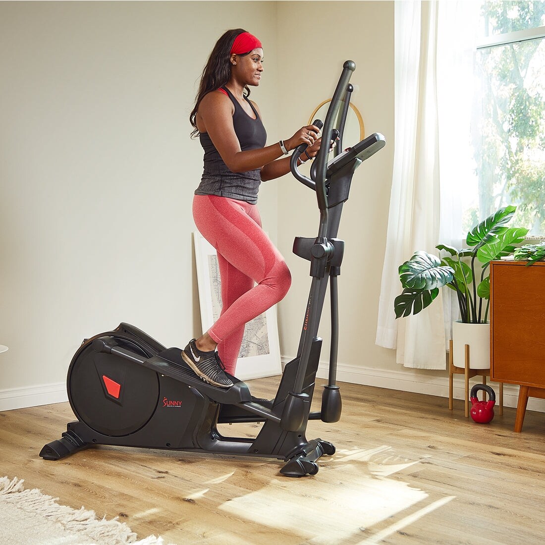 Sunny Health Fitness Premium Elliptical Smart Trainer Exclusive SunnyFit App On Sale Bed Bath Beyond 36211209