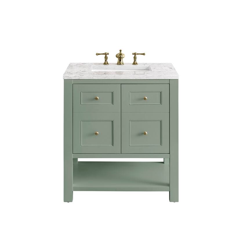 James Martin Vanities Breckenridge 36" Single Vanity, Smokey Celadon