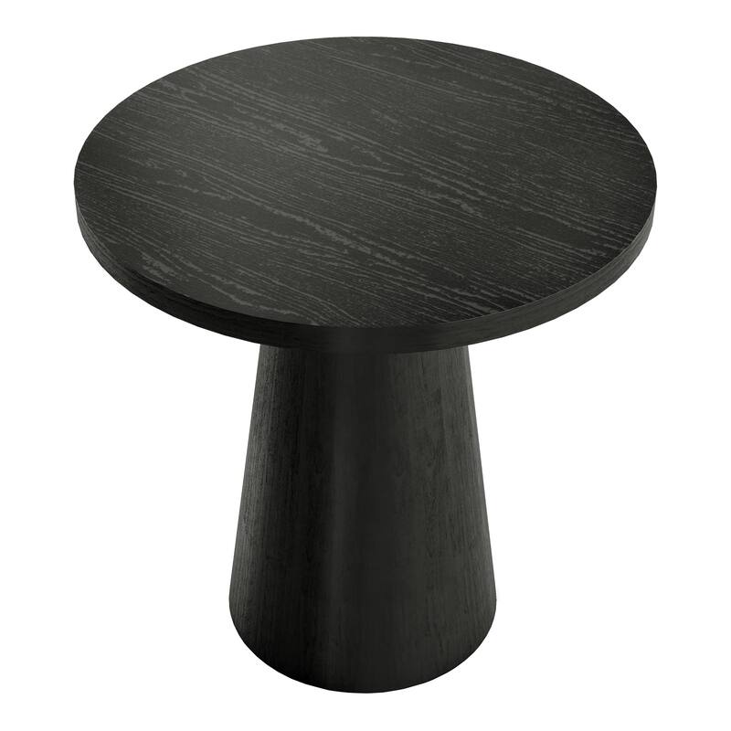 Furniture of America Vitten Modern 2-Piece Solid Wood Round Accent Table Set