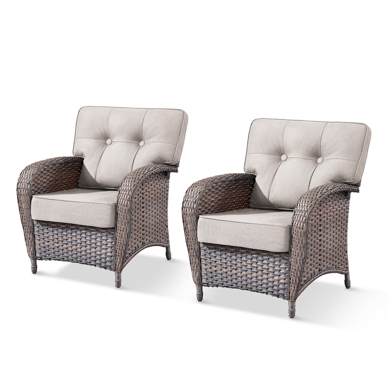 Pocassy Ooutdoor Patio Sofa Funiture Chairs Set
