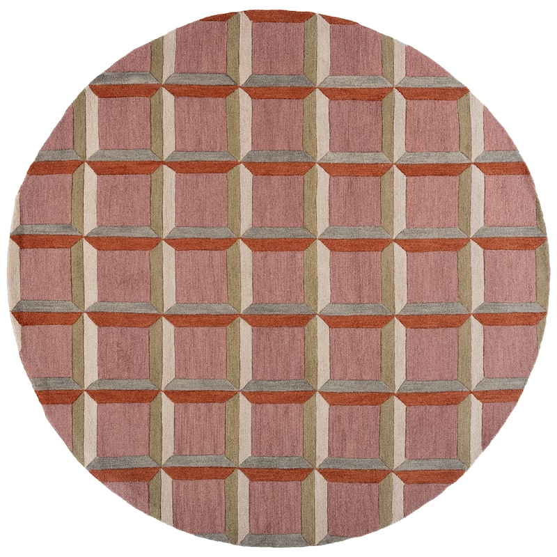 SAFAVIEH Handmade Genre Hikariko Mid-Century Modern Wool Rug
