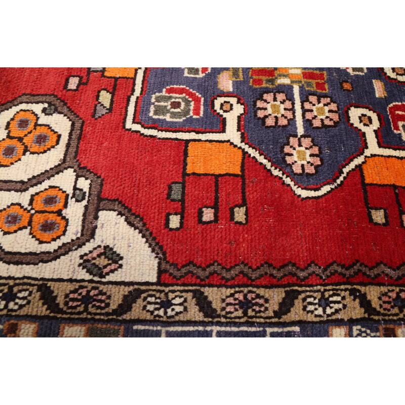 ECARPETGALLERY Hand-knotted Andelz Red Wool Rug - 5'4 x 9'5