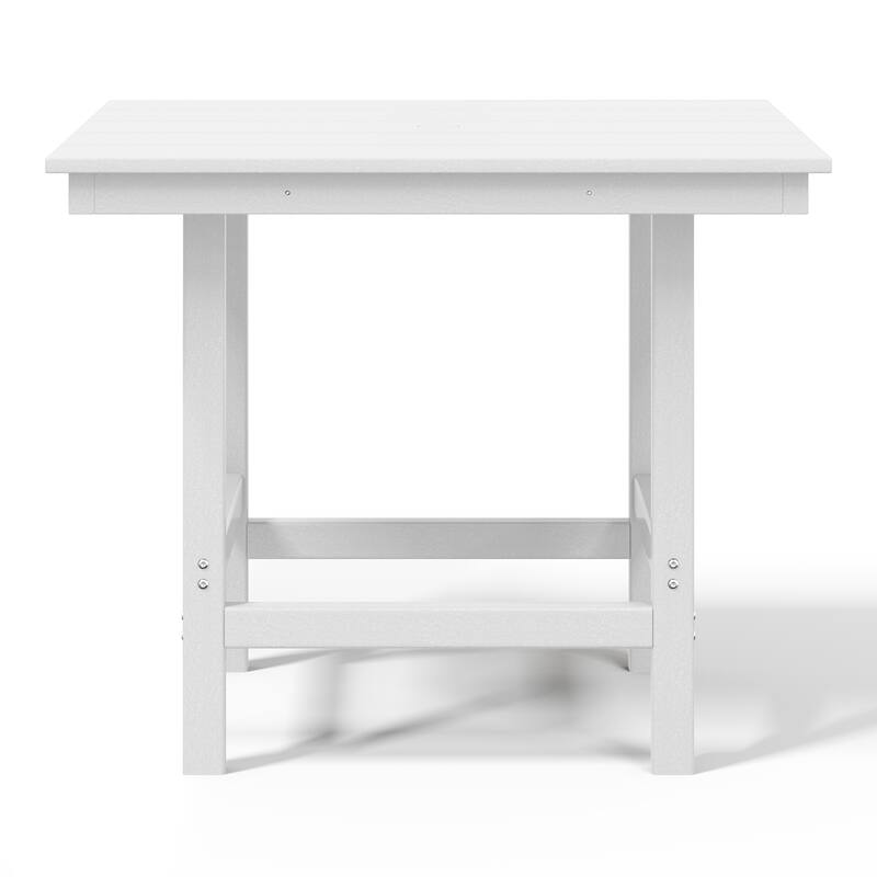 Polytrends Shoreside 36 Inch Square Patio Dining Table