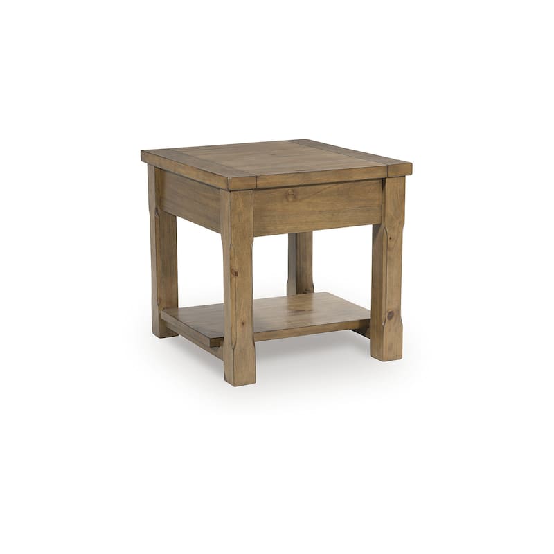 Signature Design by Ashley Vandenmore Brown End Table - 24" W x 26" D x 24" H