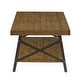 preview thumbnail 20 of 27, Carbon Loft Oliver Rustic Wood Coffee Table