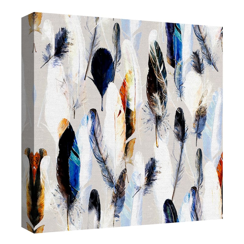 Feather Palette by Belle Maison Canvas Art Print