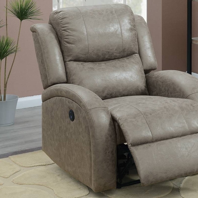 Power Recliner In Paprika Red