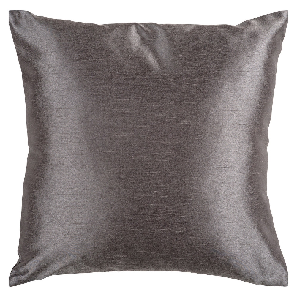 Artistic Weavers Decorative Chic 18-inch Square Solid Throw Pillow Cover with Poly Insert