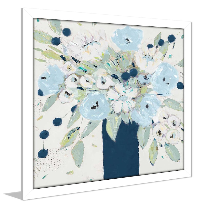 "Blue Bouquet Vase" Print on Acrylic