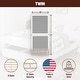 preview thumbnail 6 of 37, Onetan 8-Inch & 4-Inch Wooden Box Spring/Foundation Ideal for Mattress, No Assembly Needed, White.