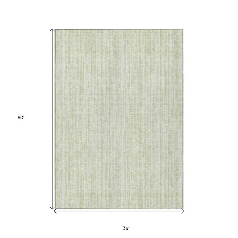 HomeRoots Striped Transitional Rectangle Outdoor Rug