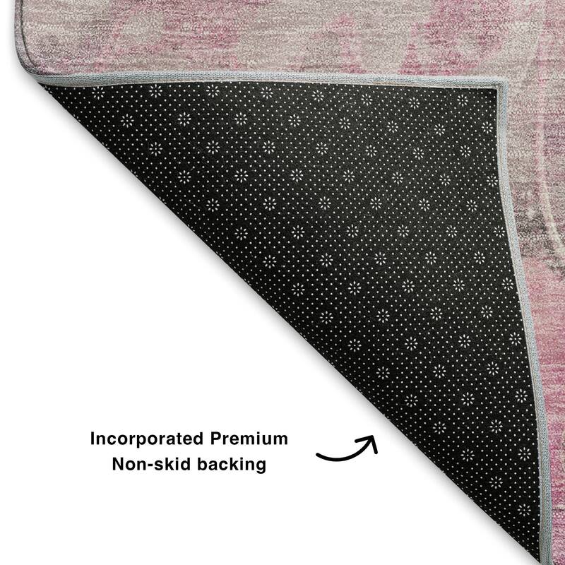 Premium Washable Super Soft Modern Floral Mayfield Rug