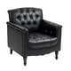 preview thumbnail 9 of 72, Tufted Accent Chair Vegan Leather Armchair for Living Room