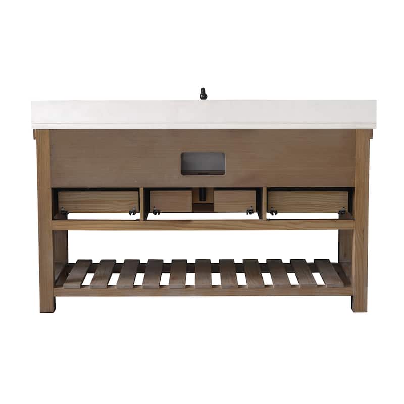 Sudio Design Bathroom Vanity Wesley Weathered Collection.