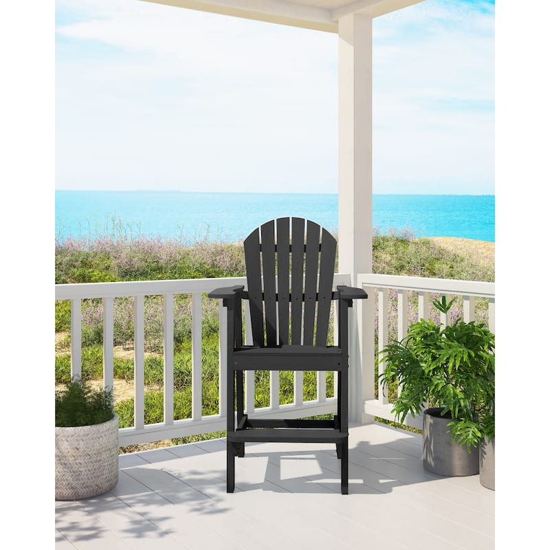 Lesly Single Barstools can Be Used Outdoors in Black - 28.34"D×31.00"W×47.24"H