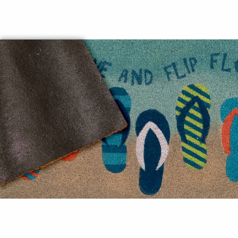 Liora Manne Beach Sandals Rug (1'6" x 2'6") - 1'6" x 2'6"