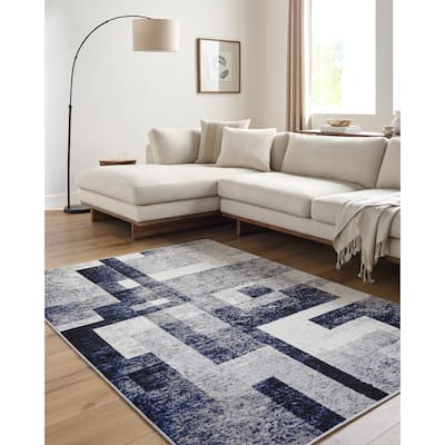 Pisa Scandinavian Abstract Area Rug