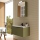 preview thumbnail 25 of 39, Margi 32" Wall-Mount Bathroom Vanity & Basin Set - Stripes