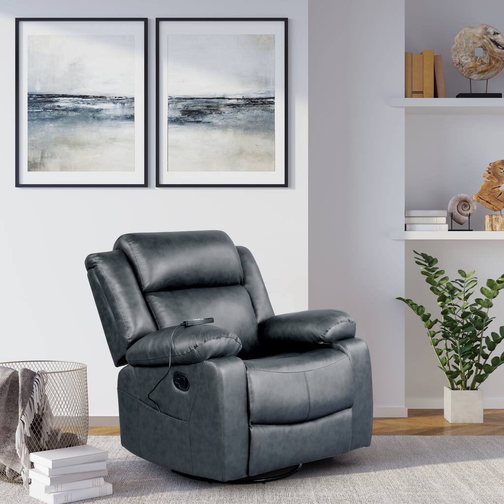 Relax A Lounger Xavier Swivel Recliner