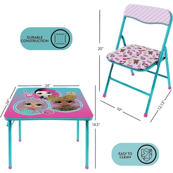 LOL Surprise 3 Piece Table Chair Set