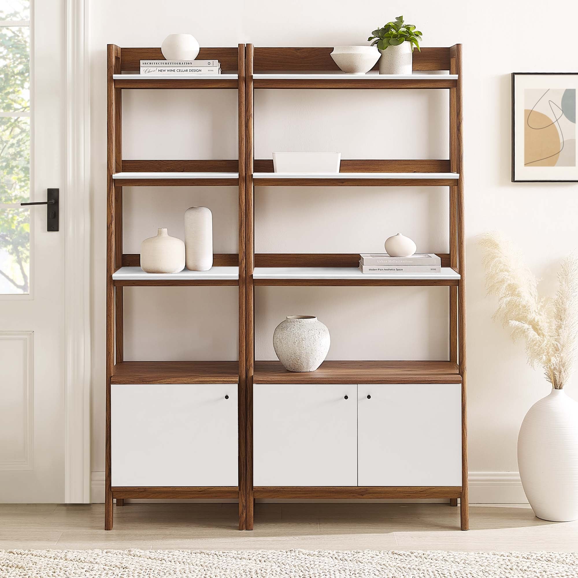 Bixby Wood Bookshelves - Set of 2 - Bed Bath & Beyond - 36984489