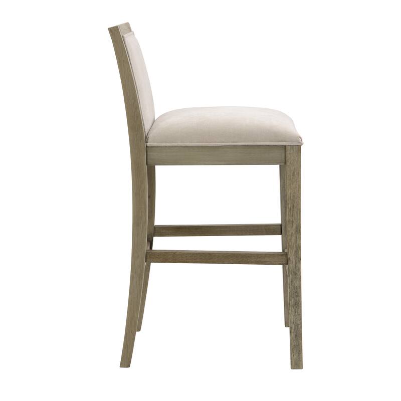 30.5 Inch Height Bar Stools set of 2,fabric Sponge cushion and Upholstered Barstools, Retro Bar Chairs suitable