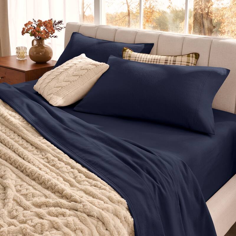 Bare Home Organic Cotton Flannel Sheet Set