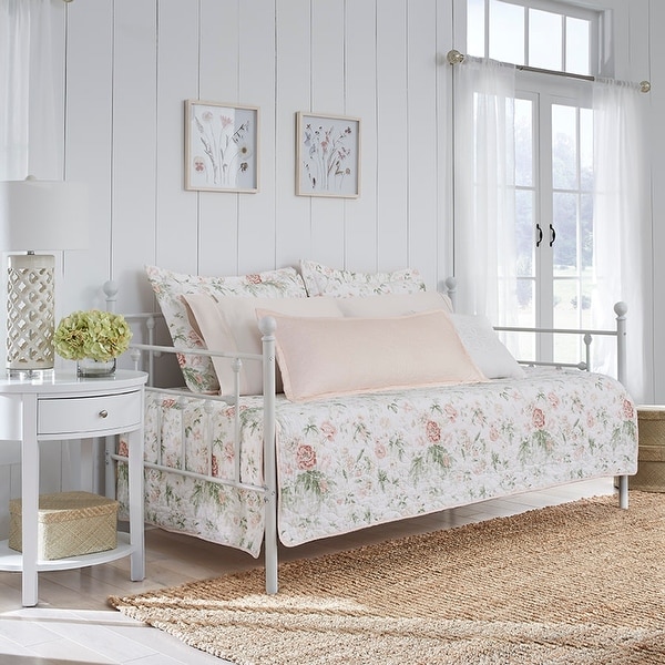 Laura Ashley Breezy Floral Cotton Pink 