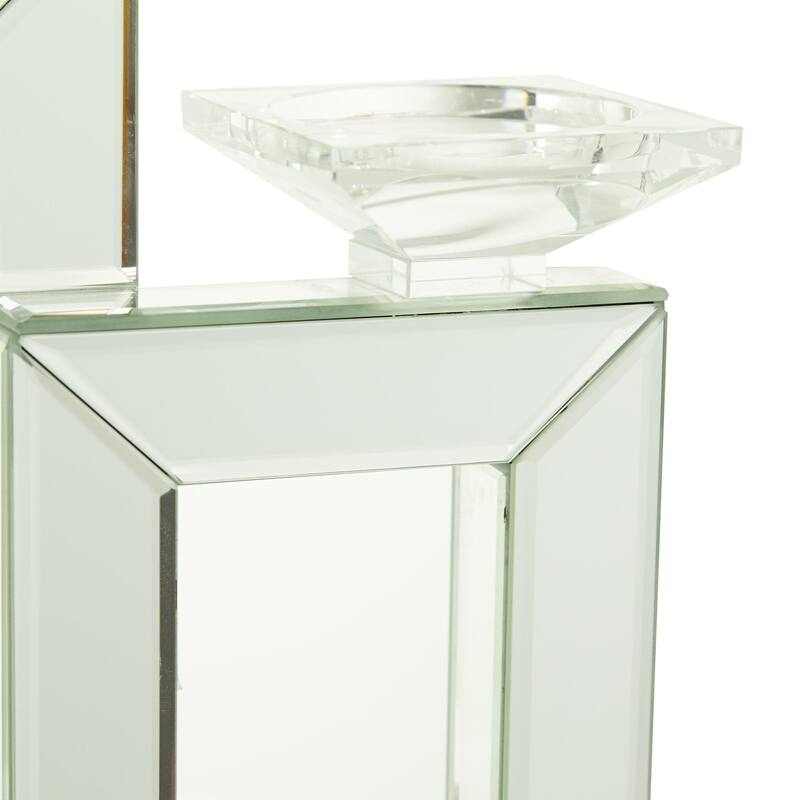 Wood Candelabra - Silver - Roche River Decor
