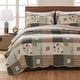 preview thumbnail 11 of 11, Greenland Home Fashions Sedona 100 Percent Cotton Quilt Set King