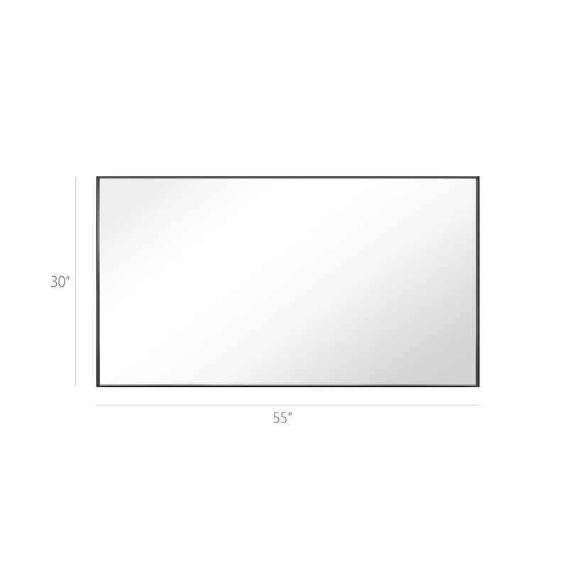 Metal Framed Rectangle Bathroom Vanity Mirror Wall Mirror