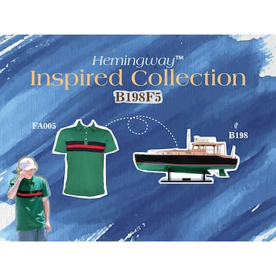 Hemingway™ Pilar Fishing Boat Combo: A Model and Polo Shirt Set
